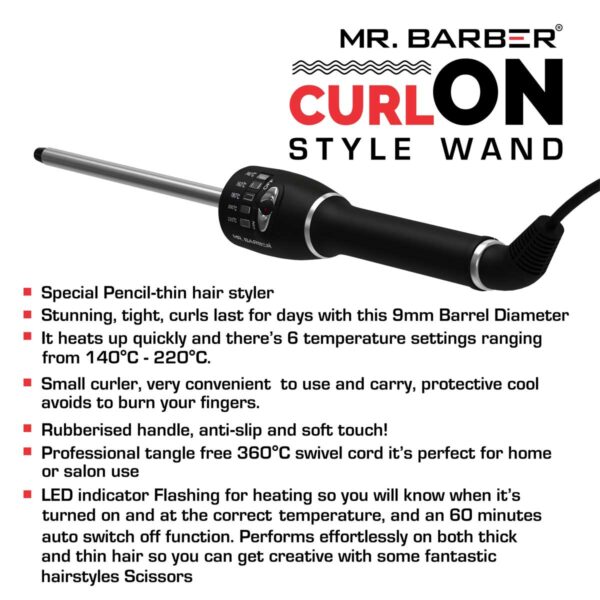 Mr. Barber Style Wand - MB-SWD (1 Unit)
