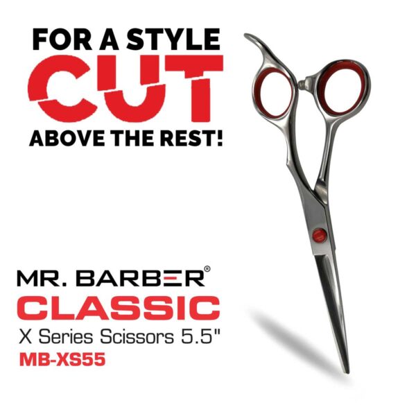 Mr. Barber Classic X Series Scissors 5.5'-MB-XS55 (1 Unit)