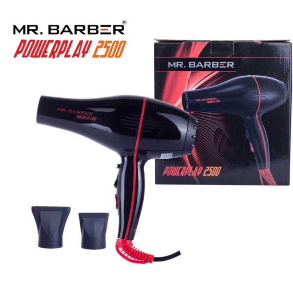 Mr. Barber Power Play Hair Dryer-MB-PP2500 (1 Unit)