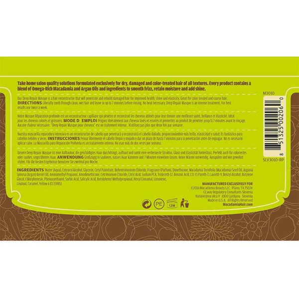 Macadamia Deep Repair Masque - M3010 (236 ml)