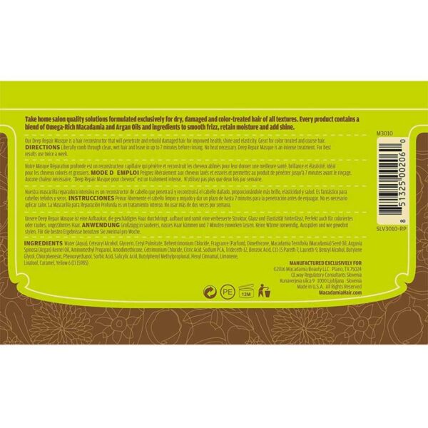 Macadamia Deep Repair Masque - M3012 (100 ml)