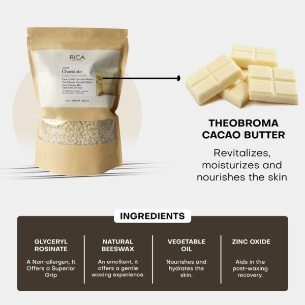 Rica White Chocolate Hard Wax Beads (800g)